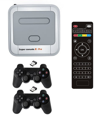 SUPER CONSOLE X PRO VIDEO GAME BOX WITH WIRELESS CONTROLLERS BLXCK NORWAY™