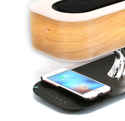 Modern led table lamp Bluetooth Speaker phone wireless Charger light tree lamp BLXCK NORWAY™