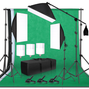 Photography background frame support softbox lighting kit blacknorway™