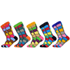 Classic happy business casual socks for men blacknorway™