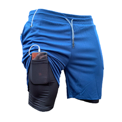 2 in 1 Men’s running shorts blacknorway™