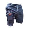 2 in 1 Men’s running shorts blacknorway™