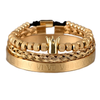 Men’s luxury roman royal charm bracelet blacknorway™