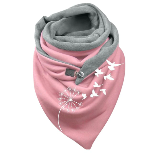 Fashion Winter Scarf Printing Button Soft Wrap BLXCK NORWAY™