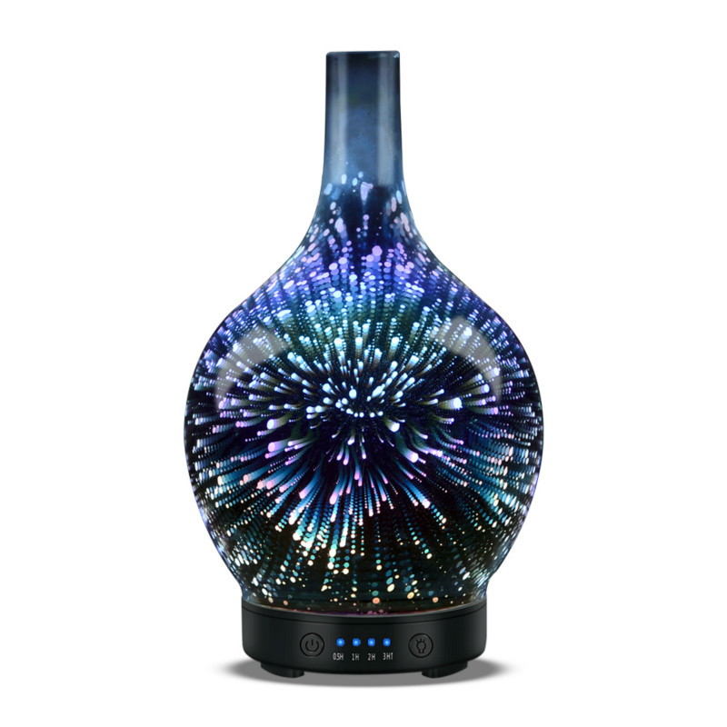 7 Color Light  3D Glass Star Pattern Aroma Diffuser BLXCK NORWAY™