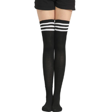 Striped Socks Thigh High Nylon Long Socks For Girls BLXCK NORWAY™