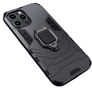 shockproof Armor Case for iPhone with Mini Ring Stand Back Cover  BLXCK NORWAY™