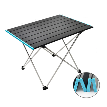 Ultralight portable folding camping table blacknorway