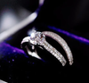 Double Stackable Fashion Jewelry Wedding Engagement Ring BLXCK NORWAY™