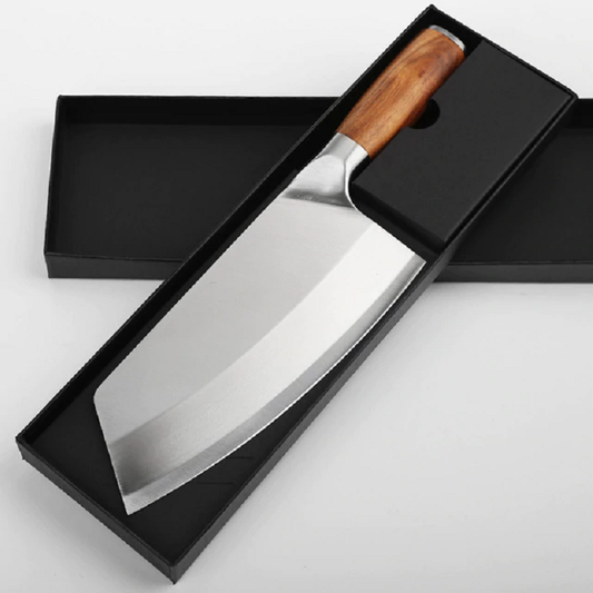 High Carbon Stainless Steel and Ergonomic Handle - Cleaver Knives BLXCK NORWAY™