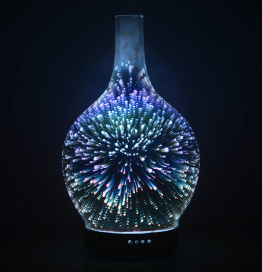 7 Color Light  3D Glass Star Pattern Aroma Diffuser BLXCK NORWAY™