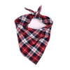 Classic red black plaid pet dog bandana blxcknorway™