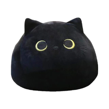 Black cat plush pillow toy blacknorway™