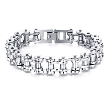 Men’s stainless steel biker chain bracelet blacknorway™