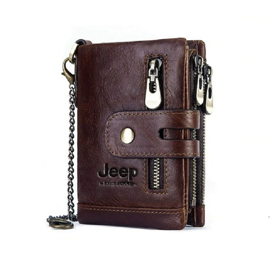 Genuine Leather Men Wallet BLXCK NORWAY™