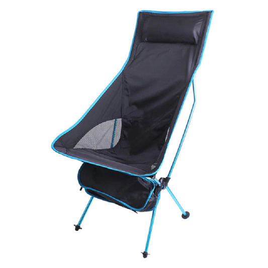 Lightweight folding high back camping chair blacknorway™