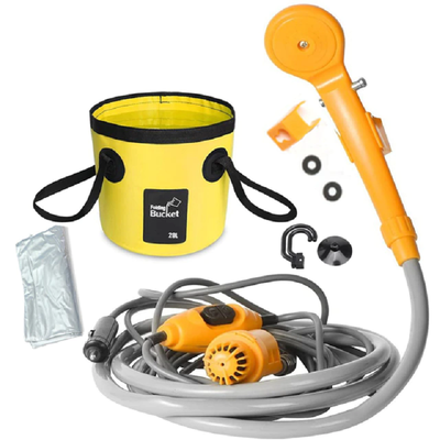 Electric rechargeable portable camping shower blacknorway™