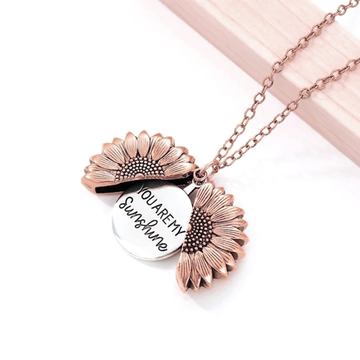 You are my sunshine sunflower creative necklace blacknorway™