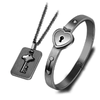 Lock bracelet and key necklace blacknorway™