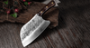 Traditional Handmade Forged Kitchen Knife Hammer Stainless Steel BLXCK NORWAY™