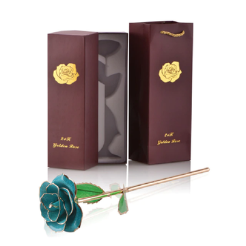 24k Gold dipped rose flowers