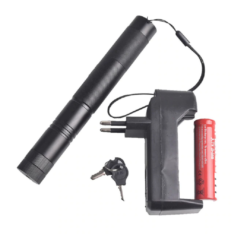 Pointer powerful adjustable focus lazer with laser pen blacknorway™