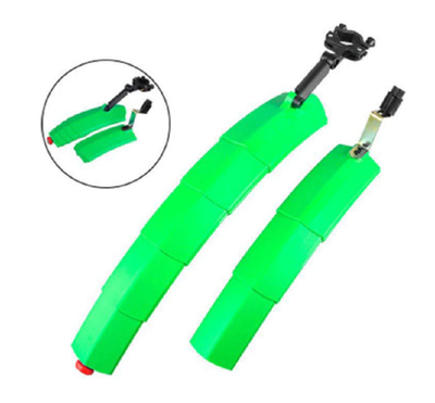 SAFETYCYCLE™ RETRACTABLE FRONT & REAR LIGHT MUDGUARDS