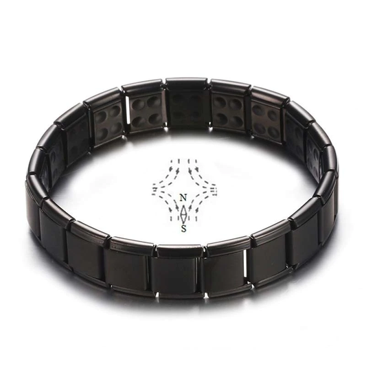 Elegant Magnetic Titanium Therapy Bracelet BLXCK NORWAY™