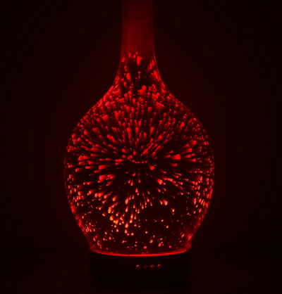 7 Color Light  3D Glass Star Pattern Aroma Diffuser BLXCK NORWAY™