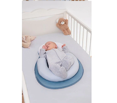 Baby Lounger Bed - Prevent Infant Flat Head Support Pillow