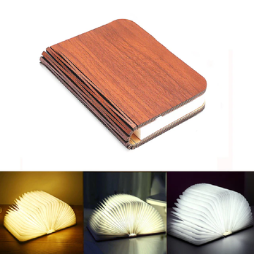 3D Creative LED Wooden Book Night Light BLXCK NORWAY™