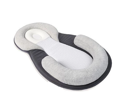 Baby Lounger Bed - Prevent Infant Flat Head Support Pillow