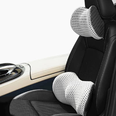 Mesh Car Pillow Lumbar & Neck Support BLXCK NORWAY™