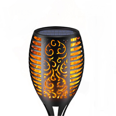 Led solar torch light with flickering flame blacknorway™