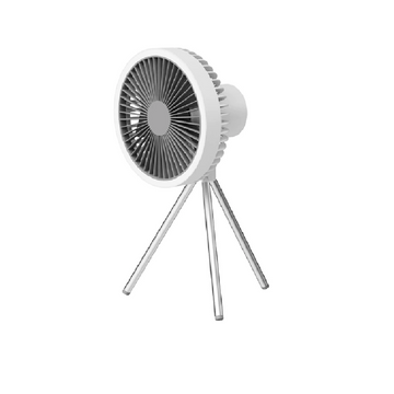 Air cooling electric fan night light with tripod stand blacknorway™