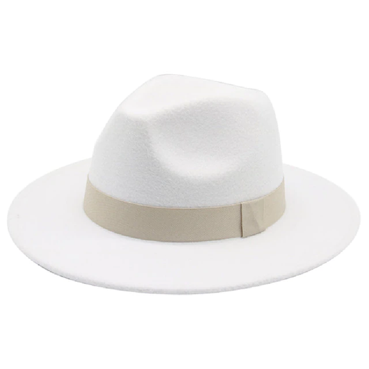 Men & women vintage wide brim fedora hat blacknorway™