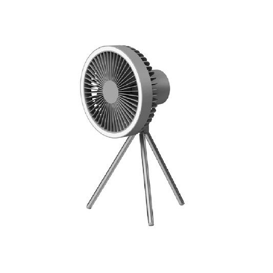 Air cooling electric fan night light with tripod stand blacknorway™