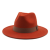 Men & women vintage wide brim fedora hat blacknorway™