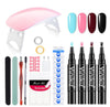 12pcs/set nail art gel pen tool blxck norway™