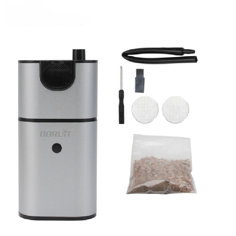 Portable gun wood cocktail smoker handheld food kitchen blacknorway™